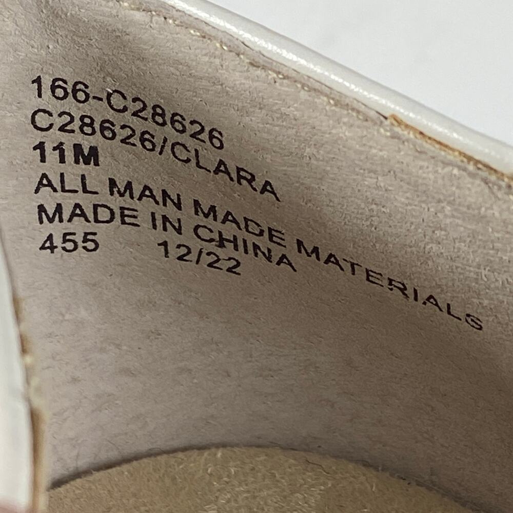 Cliffs by White Mountain Clara White Ballet Flat Womens Size 11 - Picture 5 of 8